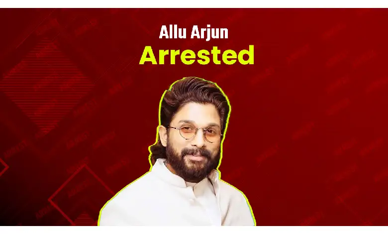 Allu Arjun arrested following Pushpa 2 incident.